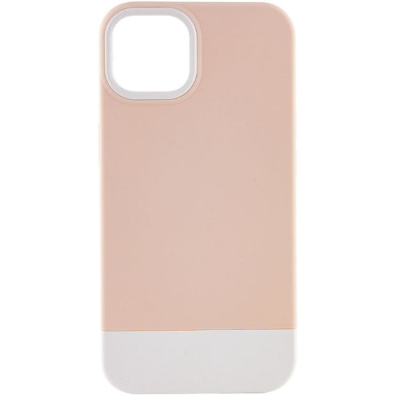 Аксессуар для iPhone Mobile Case TPU+PC Bichromatic Grey Beige / White for iPhone 13