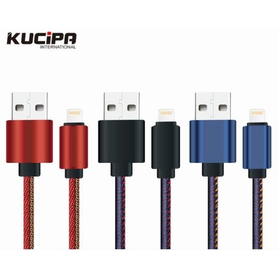 Кабель Kucipa USB Cable to Lightning K177 1m Black