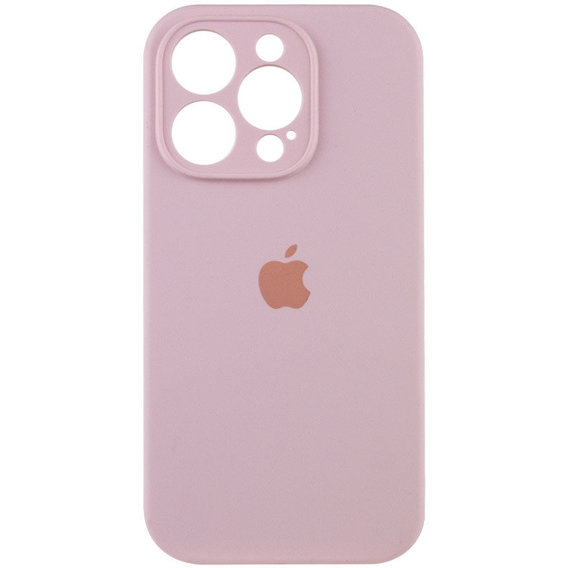 Аксессуар для iPhone Mobile Case Silicone Case Full Camera Protective Chalk Pink for iPhone 15 Pro