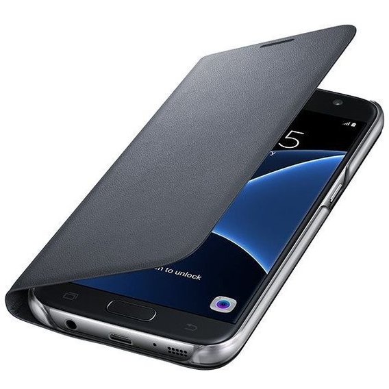 Аксессуар для смартфона Samsung Wallet Flip Cover Black (EF-WG930PBEGRU) for Samsung G930 Galaxy S7