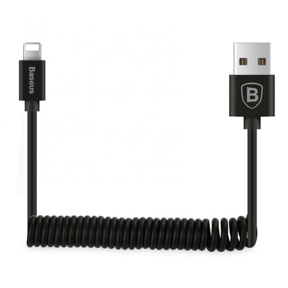 Кабель Baseus USB Cable to Lightning Elastic 1.6m Black (CALIGHTNG-EL01)