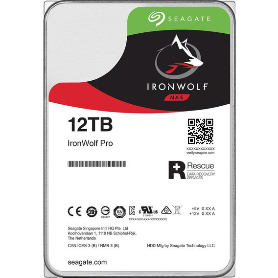 Внутренний жесткий диск Seagate IronWolf Pro 12 TB (ST12000NE0008)