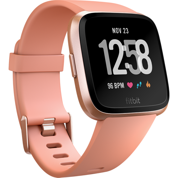 Смарт-часы Fitbit Versa, Peach/Rose Gold Aluminum (FB505RGPK)