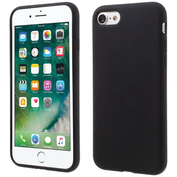 Аксесуар для iPhone COTEetCI Silicone Black (CS7017-BK) for iPhone SE 2020/iPhone 8/iPhone 7