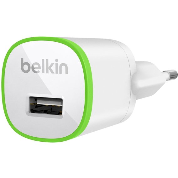 Зарядное устройство Belkin Wall Home Charger with microUSB Cable 1A White (F8M710vf04-WHT)