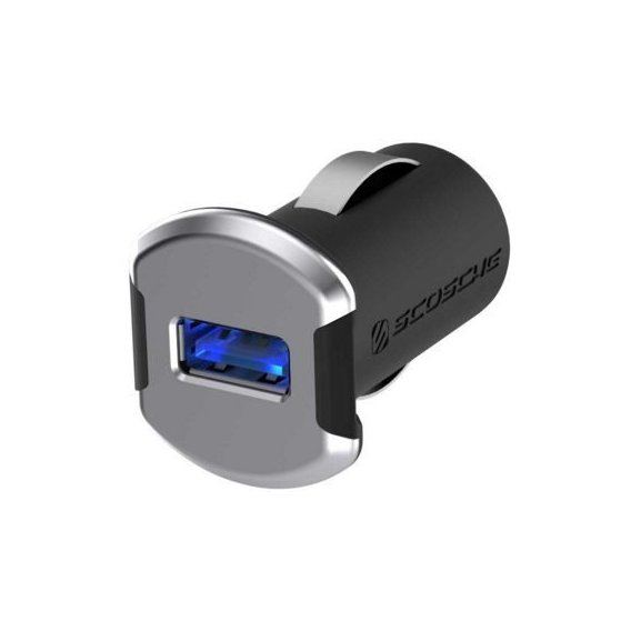 Зарядное устройство Scosche USB Car Charger reVOLT 12W 2.4A Gray (USBC121MSG)