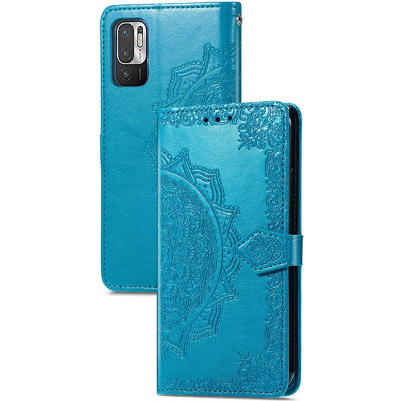 Аксессуар для смартфона Mobile Case Book Cover Art Leather Blue for Xiaomi Redmi Note 10 5G / Poco M3 Pro / Poco M3 Pro 5G