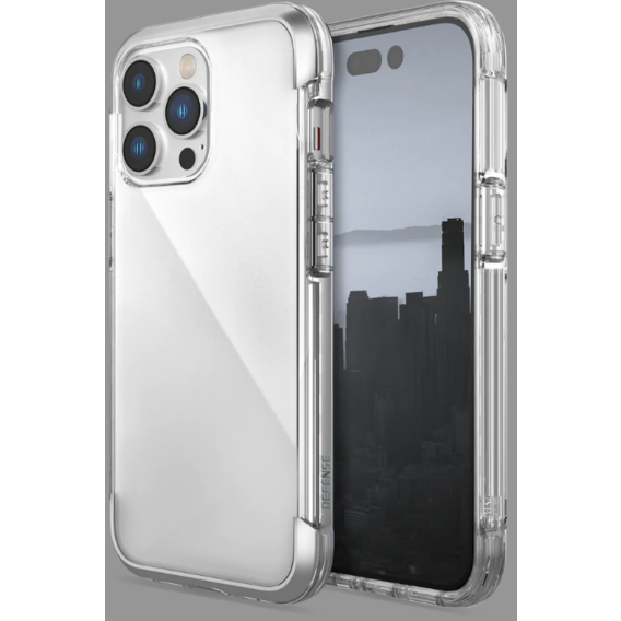 Аксессуар для iPhone X-Doria Defence Air Case Silver for iPhone 15 Pro Max