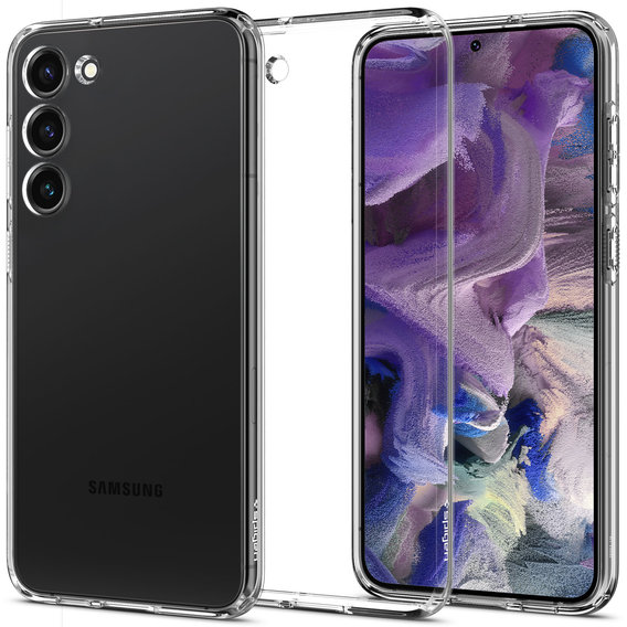 Аксессуар для смартфона Spigen Crystal Flex Crystal Clear (ACS05692) for Samsung S916 Galaxy S23+