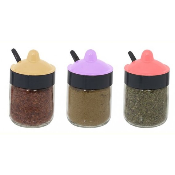 Набор для специй HEREVIN Spice Jar With Spoon-2024 Mix 0.2 л (131505-580)