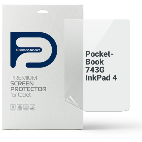 Аксессуар к электронной книге ArmorStandart Hydro-Gel Screen Protector Clear for PocketBook 743G InkPad 4 (ARM70875)