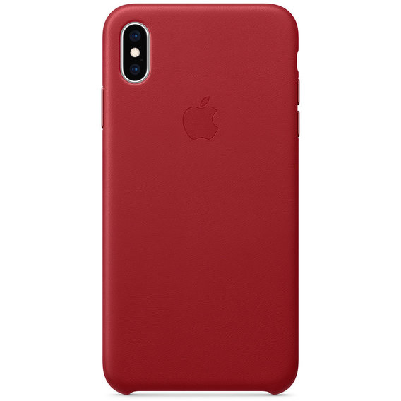 Аксессуар для iPhone Apple Leather Case (PRODUCT) Red (MRWQ2) for iPhone Xs Max