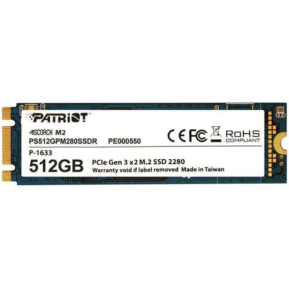 PATRIOT Scorch M.2 512 GB (PS512GPM280SSDR)
