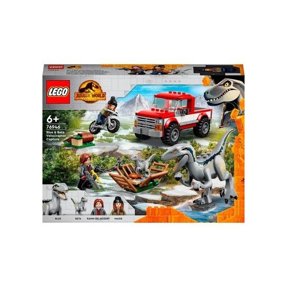 Конструктор LEGO Jurassic World Охота на Блу и Бет (76946)