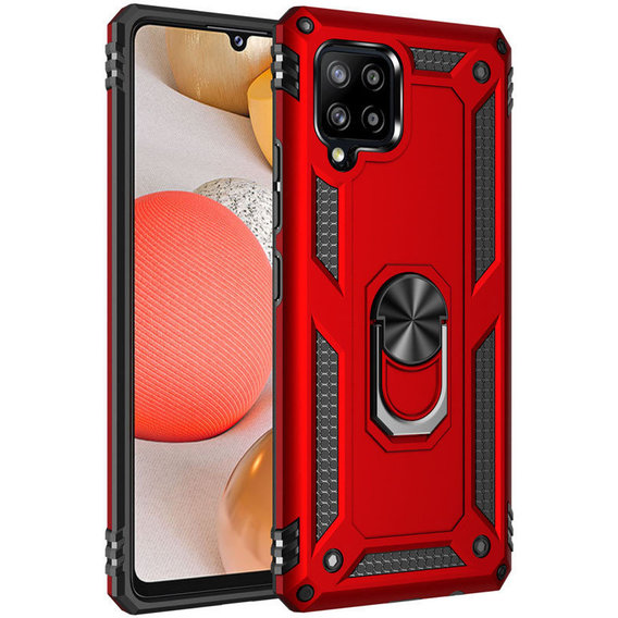 Аксессуар для смартфона Mobile Case Shockproof Serge Magnetic Ring Red for Samsung A425 Galaxy A42