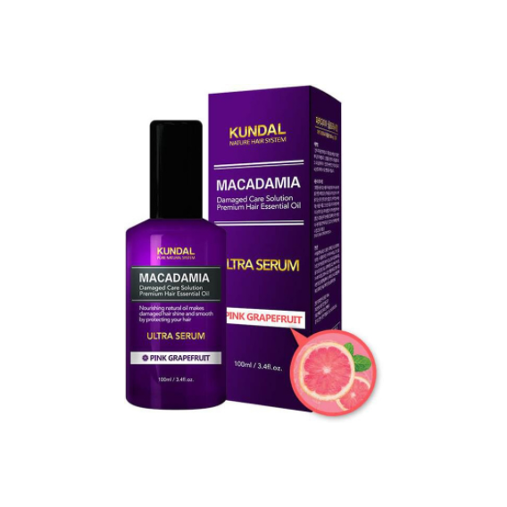 

Kundal Macadamia Ultra Serum Pink Grapefruit Масло-Сыворотка для волос Розовый грейпфрут 100 ml