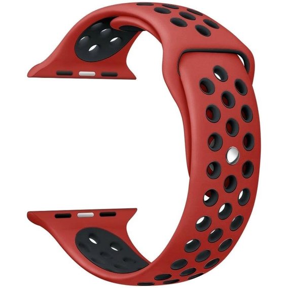 Аксессуар для Watch Fashion Nike Silicon Sport Band (3 in 1) Red/Black for Apple Watch 38/40mm