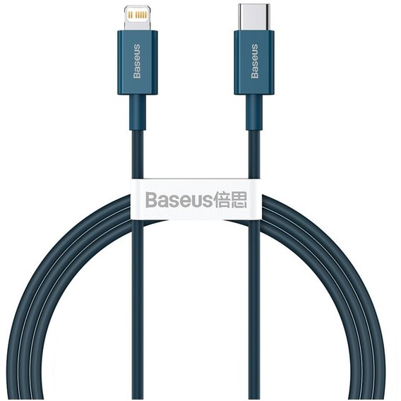 Кабель Baseus Cable USB-C to Lightning Superior Fast Charging 1m PD 20W 1m Blue (CATLYS-A03)