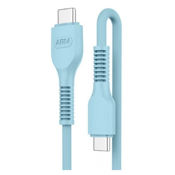 Кабель ArmorStandart Cable USB-C to USB-C 3A 1m Blue (ARM65292)