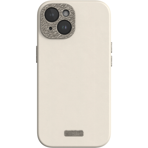Аксессуар для iPhone Moshi Napa Slim Hardshell Case Eggnog White (99MO231109) for iPhone 15