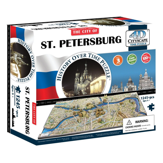 Объемный пазл 4D Cityscape Санкт-Петербург