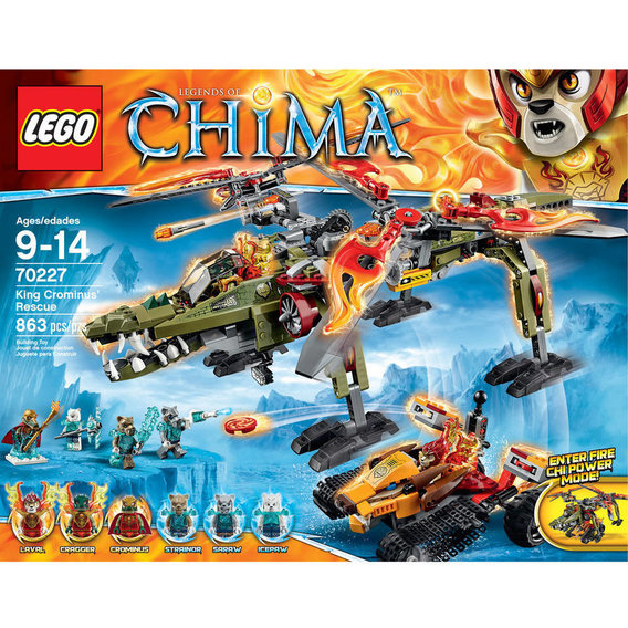 Конструктор LEGO Legends of Chima King Crominus Rescue (70227)