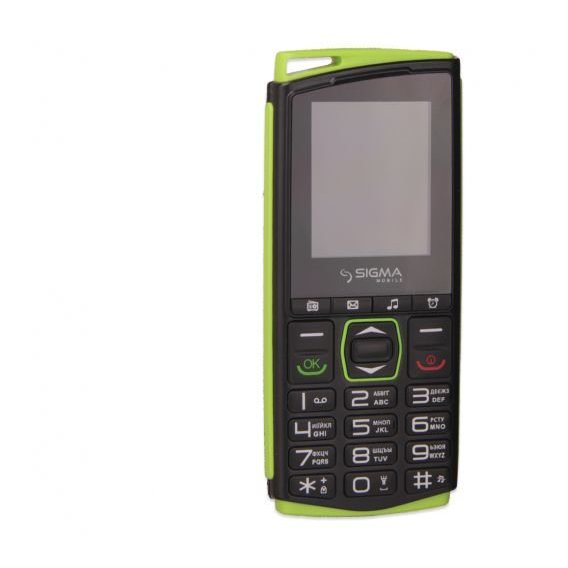 Мобильный телефон Sigma mobile Comfort 50 mini 4 Black-Green (UA UCRF)
