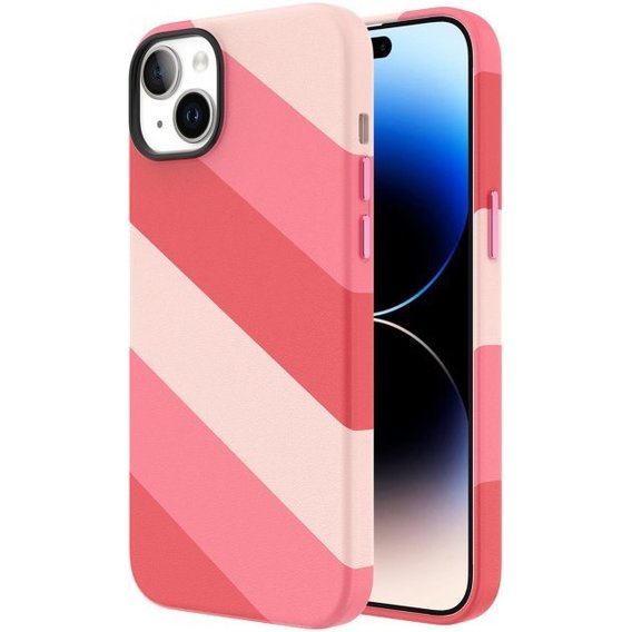 Аксессуар для iPhone VOKAMO Case with MagSafe Pink for iPhone 15 Plus (NVK010814)