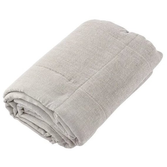 Одеяло льняное детское Lintex (ткань хлопок) 90х120 см кремовое (кб-90)