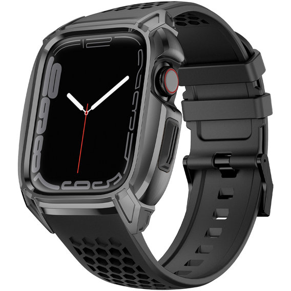 Аксессуар для Watch Rubber TPU with Metal Case Grey (FLS181110) for Apple Watch 44/45/49mm Ultra