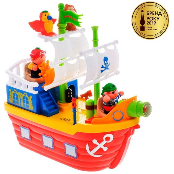 Обучающая игрушка Kiddieland Пиратский Корабль (038075)