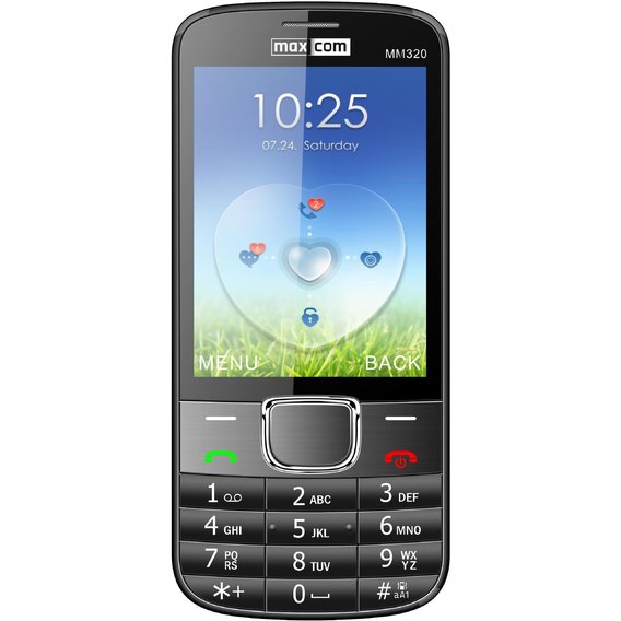Мобильный телефон Maxcom MM320 Black (UA UCRF)