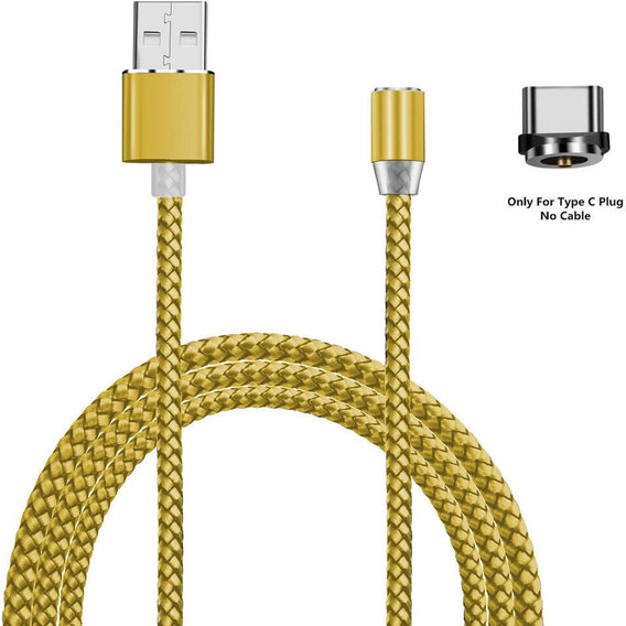 Кабель XOKO USB Cable to USB-C Magneto 1.2m Gold (SC-355a MGNT-GD)