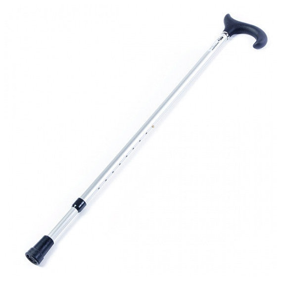 Трость из легкого металла Ossenberg Derby Soft с телескопической ручкой Дерби серый (685Si)