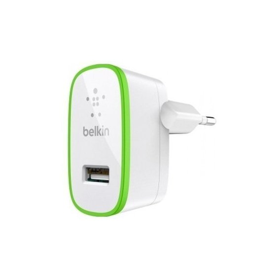 Зарядное устройство Belkin USB Wall Charger HomeCharger 2.4A White (F8J040vfWHT)