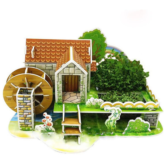 3D пазл My Zilipoo Z-006 Вырости свой сад "Радужный дом", 29 деталей