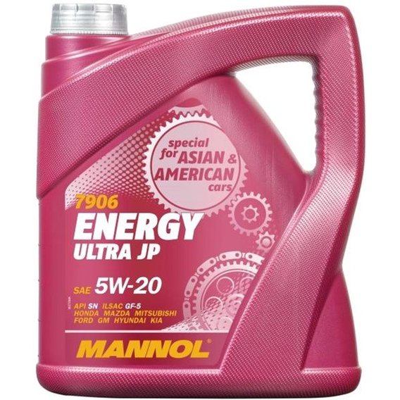Моторна олія Mannol Energy Ultra JP 5W-20, 4л (MN7906-4)