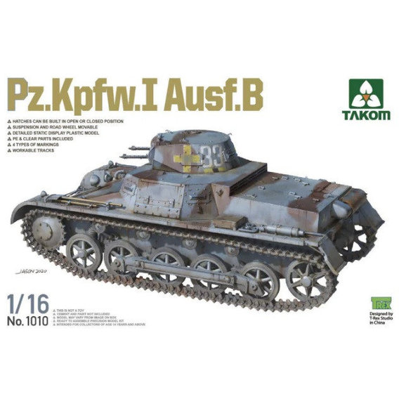 Німецький легкий танк Takom Pz.Kpfw.I Ausf.B