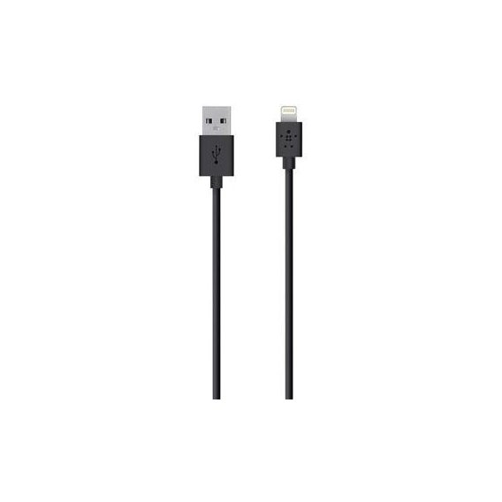 Кабель Belkin USB Cable to Lightning 1.2m Black (F8J023bt04-BLK)