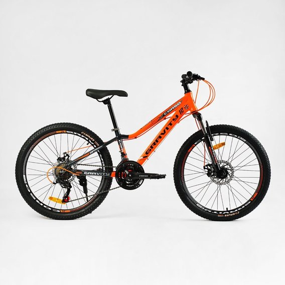 Спортивний велосипед Corso Gravity Shimano оранжевый (GR-24005)