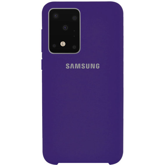 Аксессуар для смартфона Mobile Case Silicone Cover Purple for Samsung G988 Galaxy S20 Ultra
