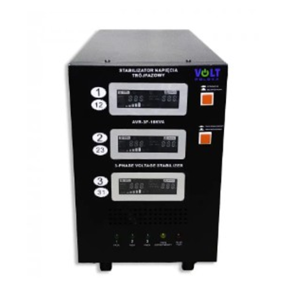 Стабілізатор напруги трифазний AVR Volt Polska 15000VA 3% 3F