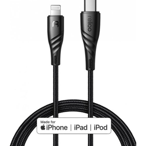 Кабель Mcdodo Cable USB-C to Lightning Reliqo MFI PD 1.2m Black (RCA-625)