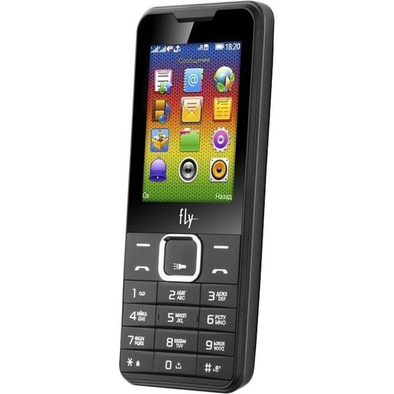 Мобильный телефон Fly FF243 Dual Sim Black (UA UCRF)