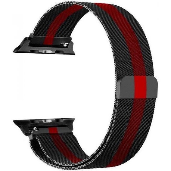 Аксессуар для Watch COTEetCI W6 Magnet Band Black with Red (WH5202-BR) for Apple Watch 38/40/41mm