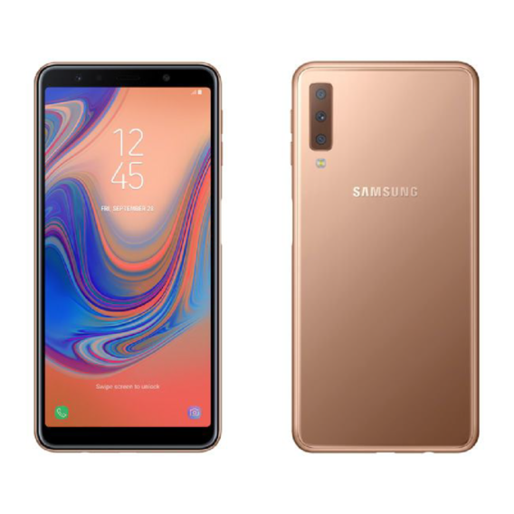 Смартфон Samsung Galaxy A7 (2018) 4/128GB Dual SIM Gold A750