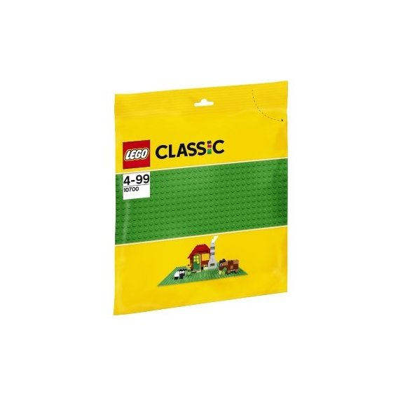 Конструктор LEGO Classic Строительная пластина зеленого цвета  (10700)