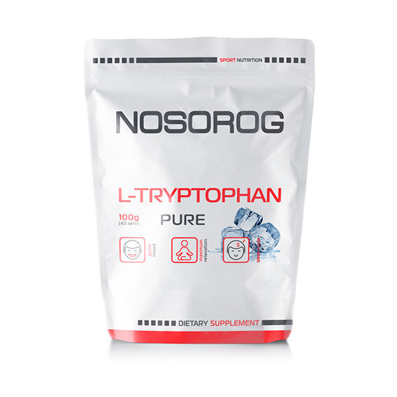Аминокислота для спорта Nosorog Nutrition L-Tryptophan 100 g /41 servings/ Pure