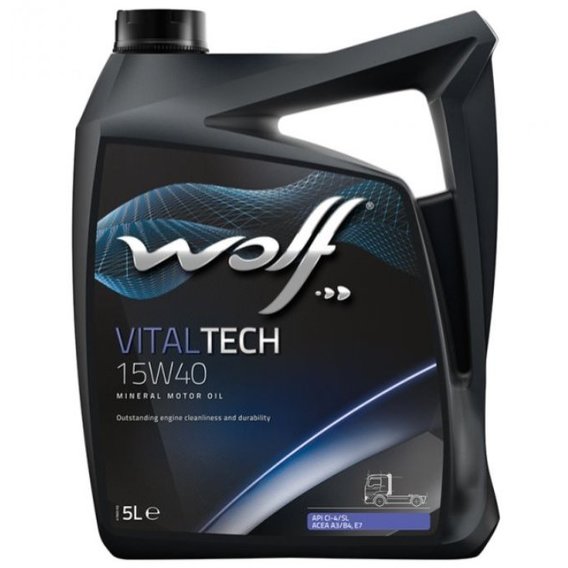 Моторное масло WOLF VITALTECH 15W40 5Lx4