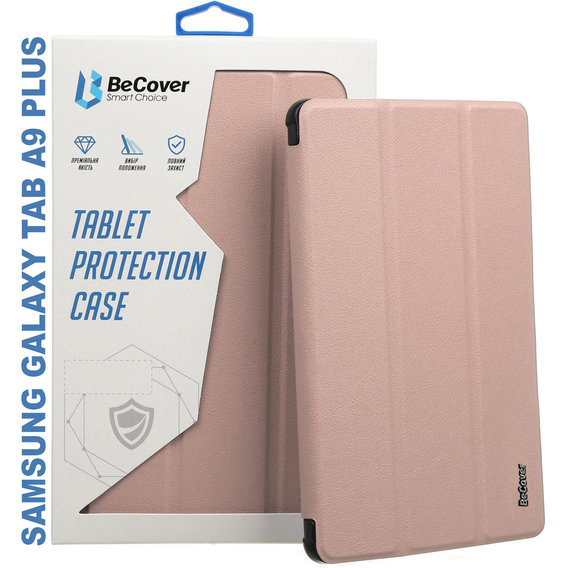 Аксессуар для планшетных ПК BeCover Flexible TPU Mate Rose Gold for Samsung Galaxy Tab A9 Plus SM-X210/SM-X215/SM-X216 (710346)